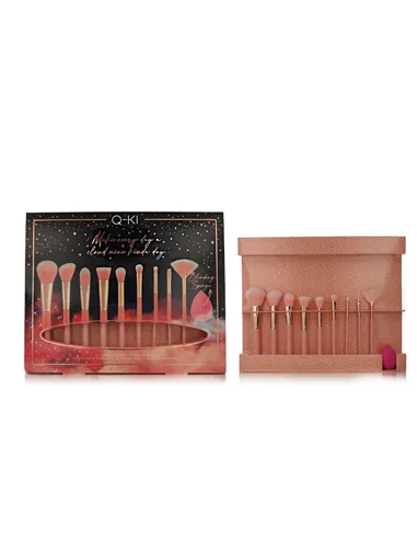 Set of Make-up Brushes Q-KI Cosmetics 9 Pieces