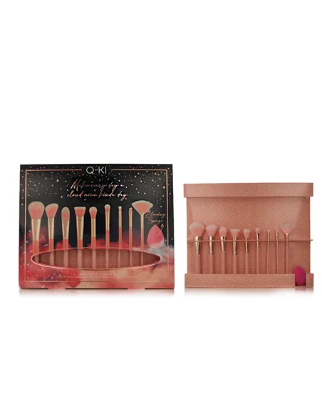 Set of Make-up Brushes Q-KI Cosmetics 9 Pieces