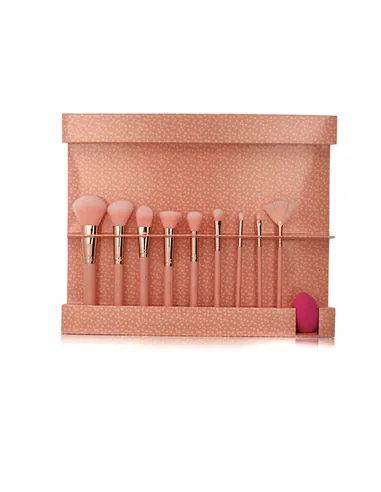 Set of Make-up Brushes Q-KI Cosmetics 9 Pieces