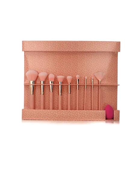 Set of Make-up Brushes Q-KI Cosmetics 9 Pieces