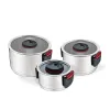 Casserole with Lid Feel Maestro MR-3530-6 Red Black Steel Stainless steel Plastic Ø 24 cm Ø 20 cm Ø 16 cm 1,5 L 5,8 L 3,2 L (6 P
