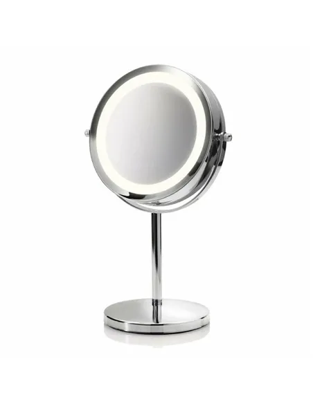 Magnifying Mirror Medisana 88550 Chrome Metal Stainless steel Foot support LED Light