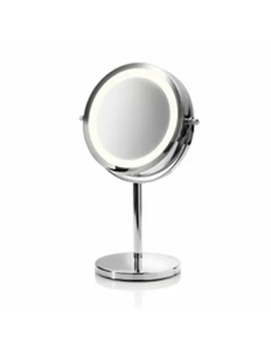 Magnifying Mirror Medisana 88550 Chrome Metal Stainless steel Foot support LED Light