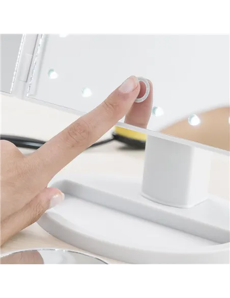 Magnifying Mirror with LED 4-in-1 Ledflect InnovaGoods