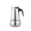 Itāļu Kafijkanna Feel Maestro MR-1660-6 Melns Sudrabains Nerūsējošais tērauds 18/10 300 ml 6 Tasītes