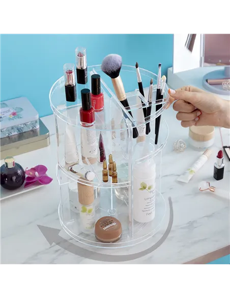 Rotating Make-up Organiser Rolkup InnovaGoods