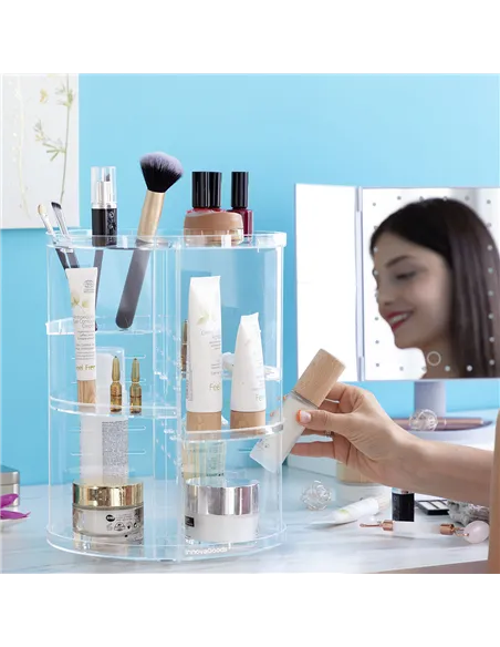 Rotating Make-up Organiser Rolkup InnovaGoods