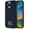 Karl Lagerfeld Silicone Shadow Metal Initial MagSafe - Case for iPhone 15 Pro Max (black)