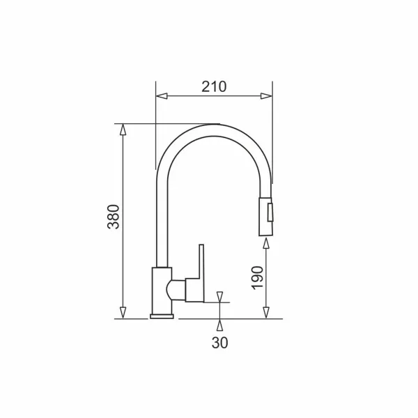 Viena roktura jaucējkrāns Pyramis 090941338 Metāls