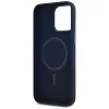 Karl Lagerfeld Silicone Shadow Metal Initial MagSafe - Case for iPhone 15 Pro Max (black)