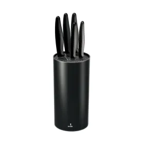 Peilių rinkinys Smile SNS-3 Juoda Nerūdijantis plienas Plastmasinis 6 Dalys