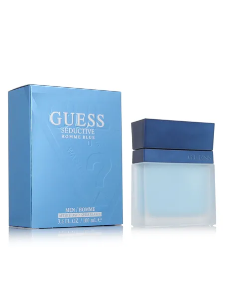 Aftershave Lotion Guess Seductive Homme Blue 100 ml