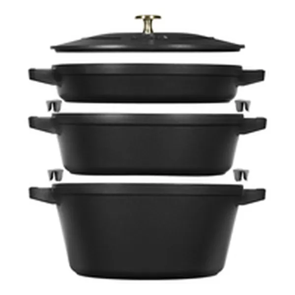 Kastrolis Zwilling La Cocotte Melns Čuguns 1 Daudzums Ø 24 cm 1 kg 4,2 L (1 gb.)