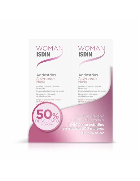 Anti-Stretch Mark Cream Isdin Woman 2 x 250 ml 250 ml