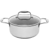 Casserole with Lid Kohersen 71103 Silver Stainless steel Aluminium Ø 20 cm 2,8 L