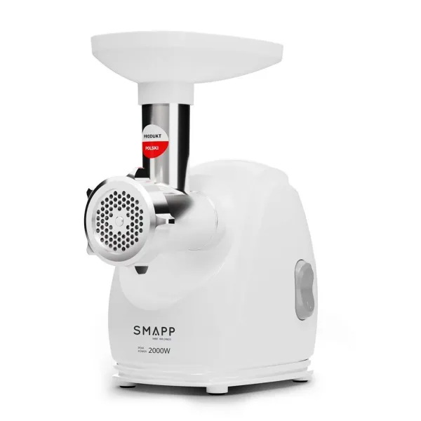 Lihamylly SMAPP 489.8 BIAŁA Valkoinen Harmaa 2000 W