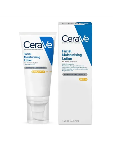 Moisturizing Facial Lotion CeraVe Spf 30 52 ml