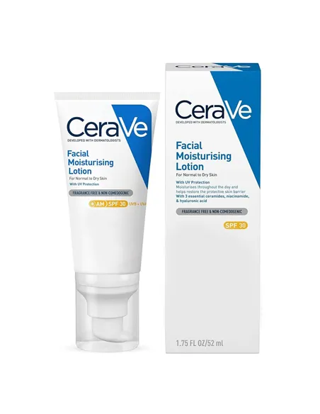 Moisturizing Facial Lotion CeraVe Spf 30 52 ml