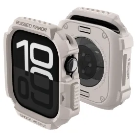 Spigen Rugged Armor V2 - Case for Apple Watch 10/11 42 mm (Dune Beige)