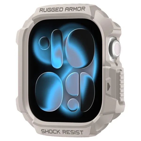 Spigen Rugged Armor V2 - Case for Apple Watch 10/11 42 mm (Dune Beige)