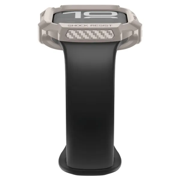 Spigen Rugged Armor V2 - Case for Apple Watch 10/11 42 mm (Dune Beige)