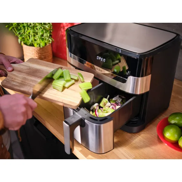Airfryer Tefal EY905D10 2700 W 8,3 L Musta Teräs