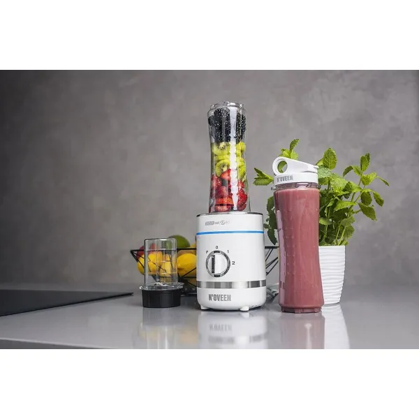 Blenderis-Krūze N'oveen SB1100 Balts 300 W 600 ml