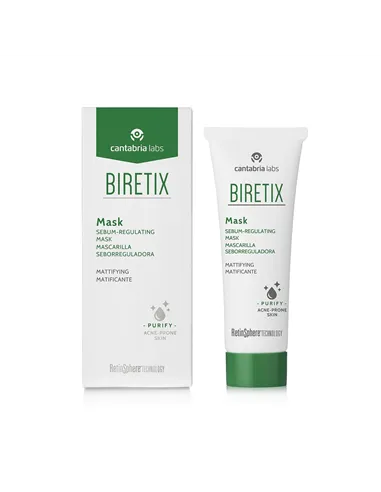 Facial Mask BIRETIX Cantabria Labs Sebum-Regulating 25 ml