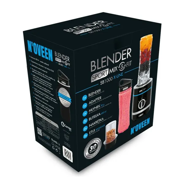 Миксер с колбой N'oveen SB1000 Чёрный 300 W 600 ml