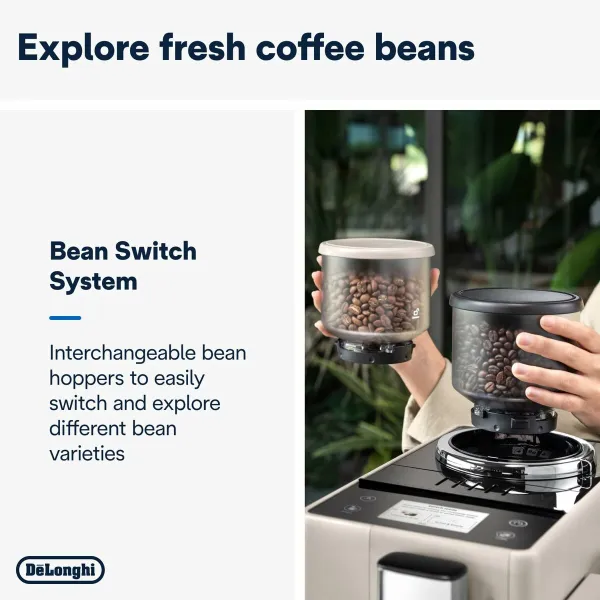 Superautomatic Coffee Maker DeLonghi EXAM 440.55.BG Black Silver 1450 W 19 bar 1,2 L