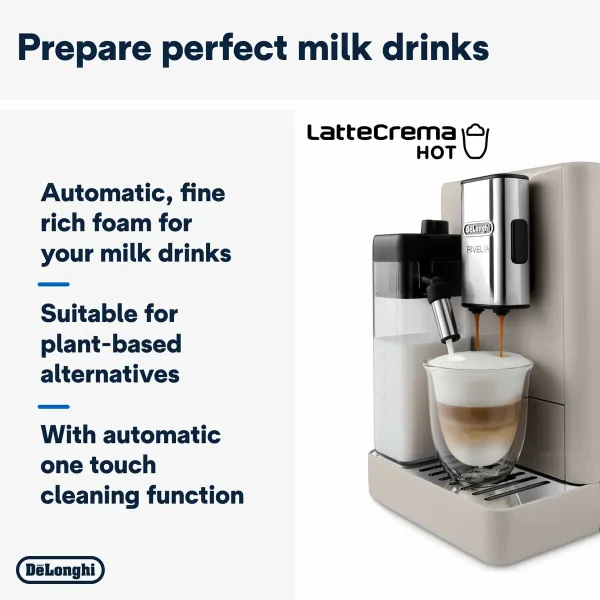 Superautomātiskais kafijas automāts DeLonghi EXAM 440.55.BG Melns Sudrabains 1450 W 19 bar 1,2 L
