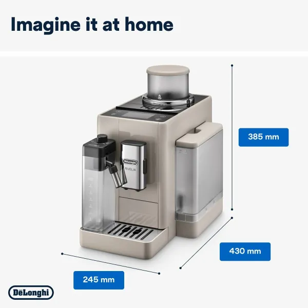 Superautomātiskais kafijas automāts DeLonghi EXAM 440.55.BG Melns Sudrabains 1450 W 19 bar 1,2 L