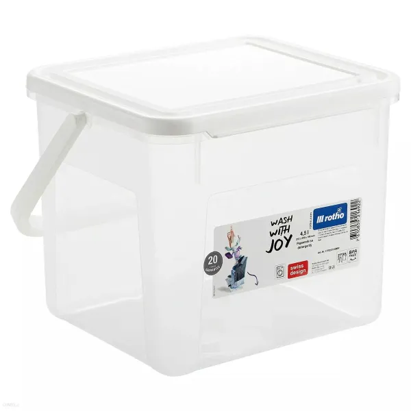 Mahuti Rotho Basic Valge Läbipaistev 4,5 L