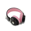 Hello Kitty Metal Logo Round Shape - Bluetooth wireless in-ear headphones V5.3 (pink)