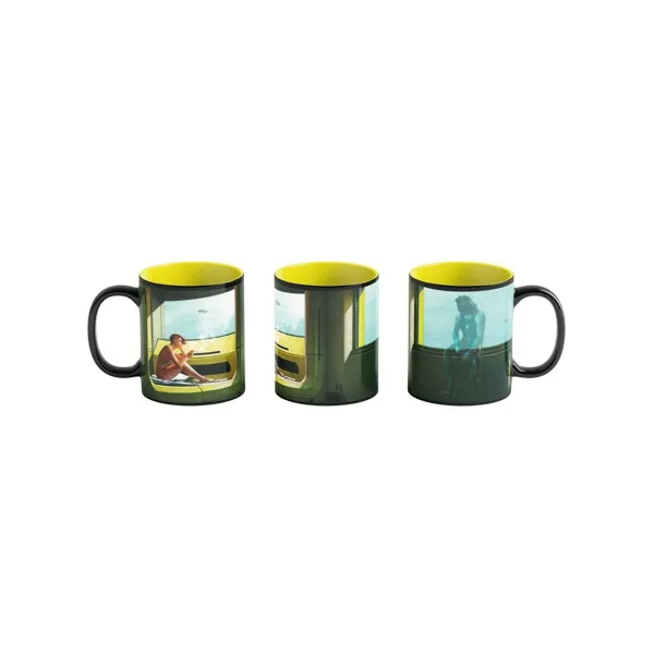 Krūze Good Loot Cyberpunk 2077 Game Art Chronicles Melns 450 ml