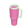 Termoskuppi kannella Kambukka 11-08004 Vihreä Pinkki Ruostumaton teräs 950 ml