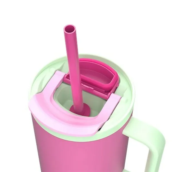 Thermal Cup with Lid Kambukka 11-08004 Green Pink Stainless steel 950 ml