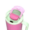 Termoskuppi kannella Kambukka 11-08004 Vihreä Pinkki Ruostumaton teräs 950 ml