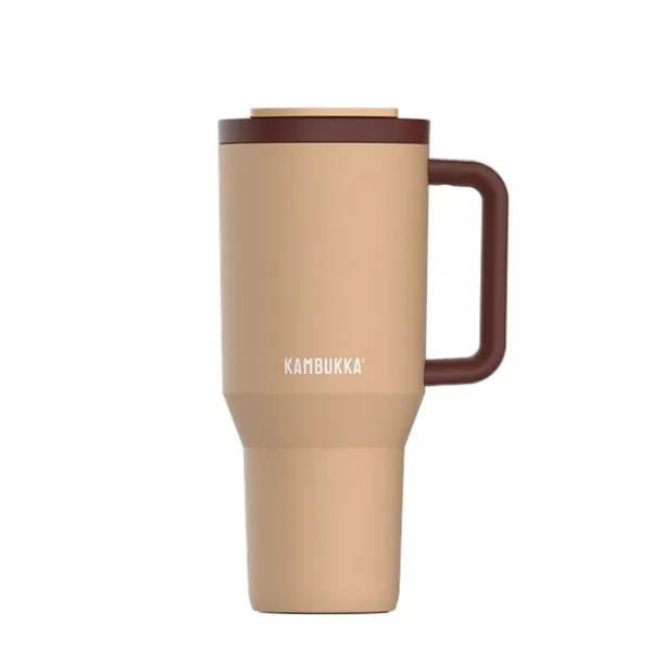 Termoskuppi kannella Kambukka 11-08001 Oranssi Pronssi Ruostumaton teräs 950 ml