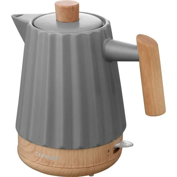 Vedenkeitin Concept RK0092 Tumman harmaa Keraaminen 1500 W 1,5 L