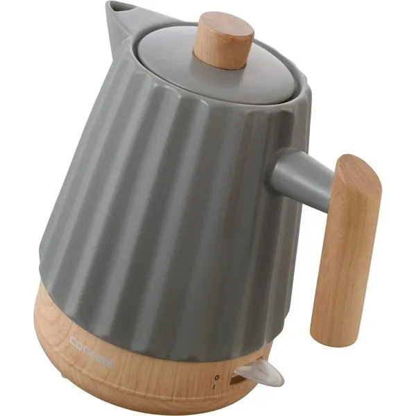 Vedenkeitin Concept RK0092 Tumman harmaa Keraaminen 1500 W 1,5 L