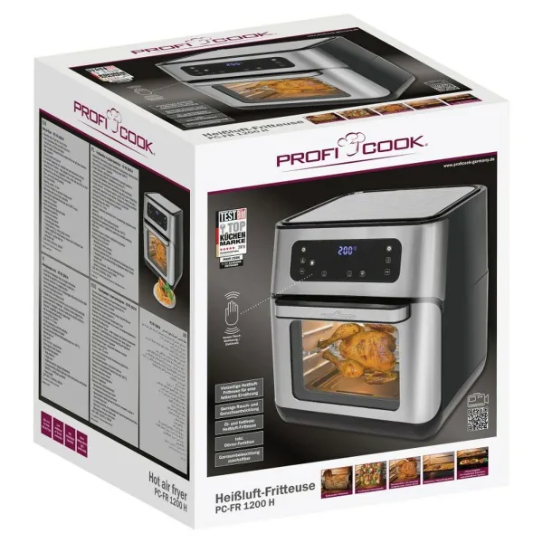 Karstā gaisa fritieris Proficook PC-FR 1200 H Melns 1500 W 11 L