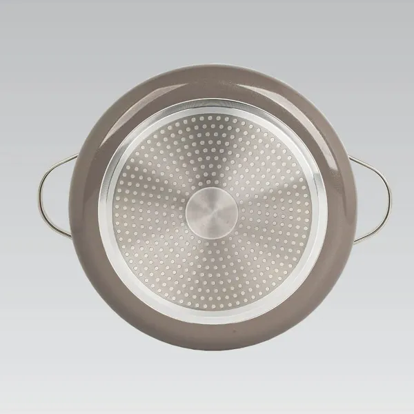 Кастрюля с крышкой Feel Maestro MR-4009-18 Серый Металл Алюминий 18 cm 1,9 L