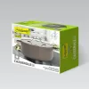 Kannellinen vuoka Feel Maestro MR-4009-18 Harmaa Metalli Alumiini 18 cm 1,9 L