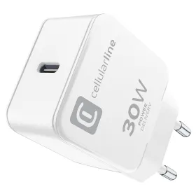 Cellularline The One - USB-C Power Delivery 30W mains charger (white)