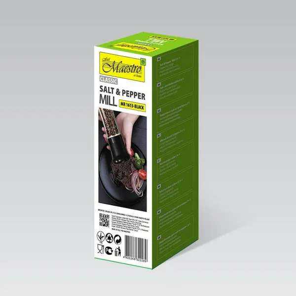 Garšvielu Dozators Feel Maestro MR-1613-BLACK Melns