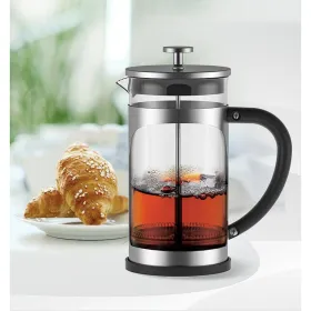Tējkanna Feel Maestro MR-1860-600 Melns Tērauds Nerūsējošais tērauds Borosilikāta glāze 600 ml