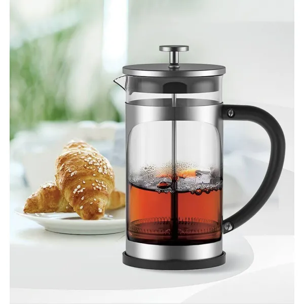 Teekannu Feel Maestro MR-1860-600 Musta Teräs Ruostumaton teräs Borosilikaattilasi 600 ml