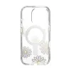 Speck Presidio Lux ClickLock & MagSafe - iPhone 16 Pro Case (Sunshine Daisies / Clear / Gold)