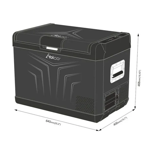 Minijääkaappi Yolco GCX47 Musta 50 W 47 L